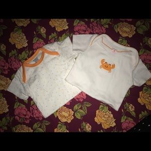 2 baby onesies